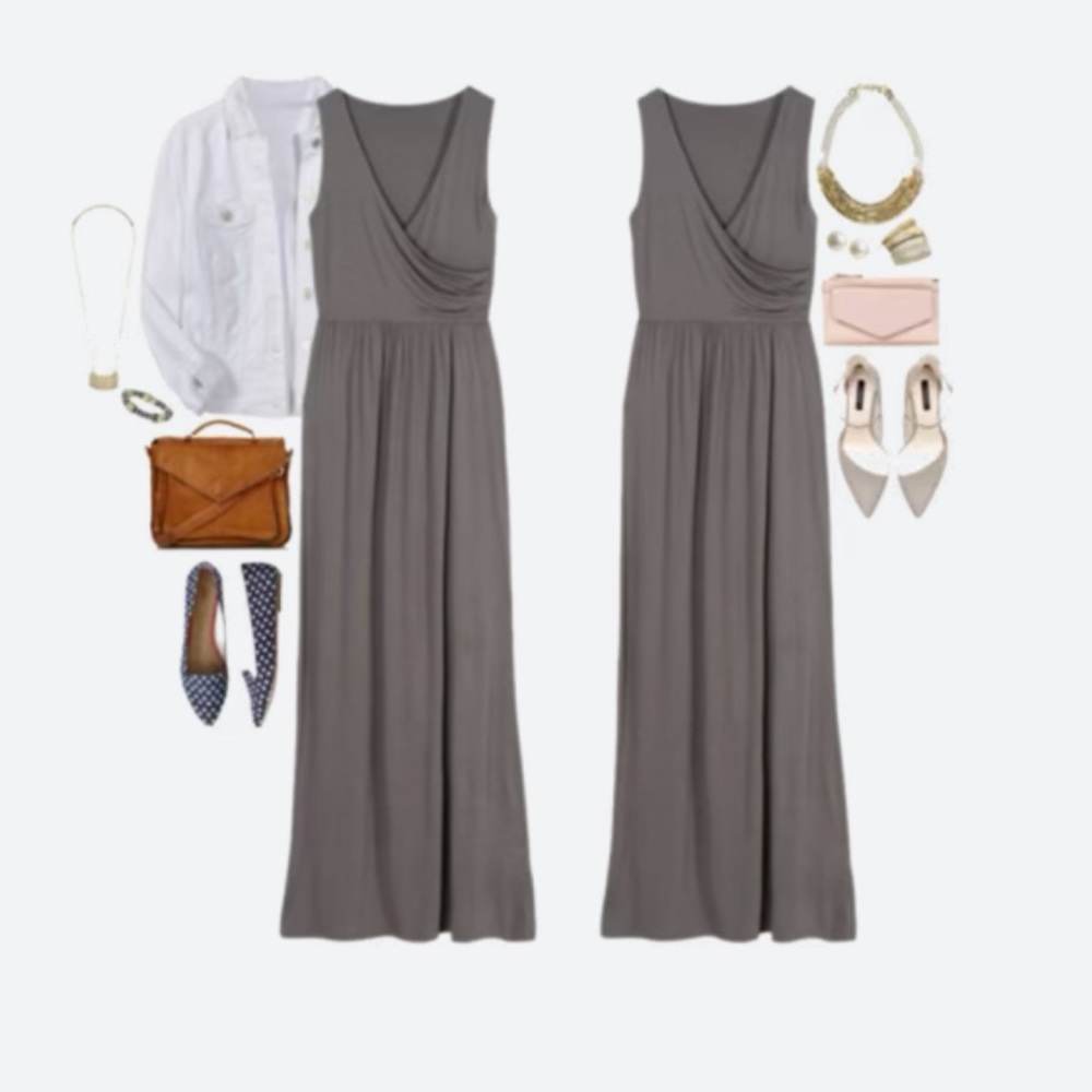 GILLI- Rae Knit Maxi Dress- size small
